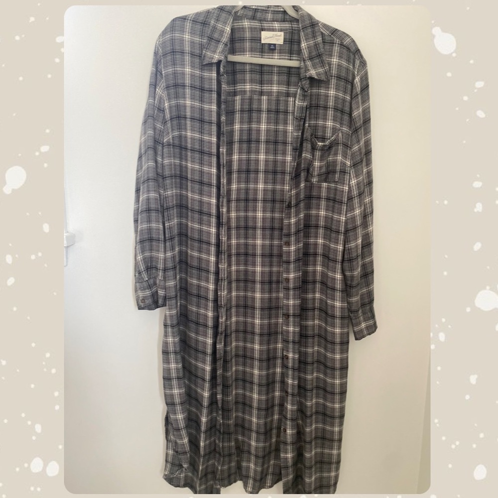 UNIVERSAL THREAD FLANNEL DUSTER